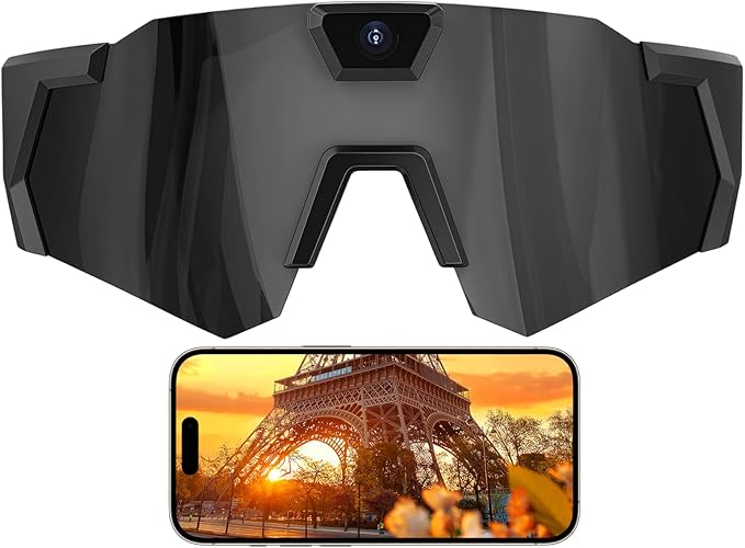 Lunettes de sport caméra intégrée 1080p