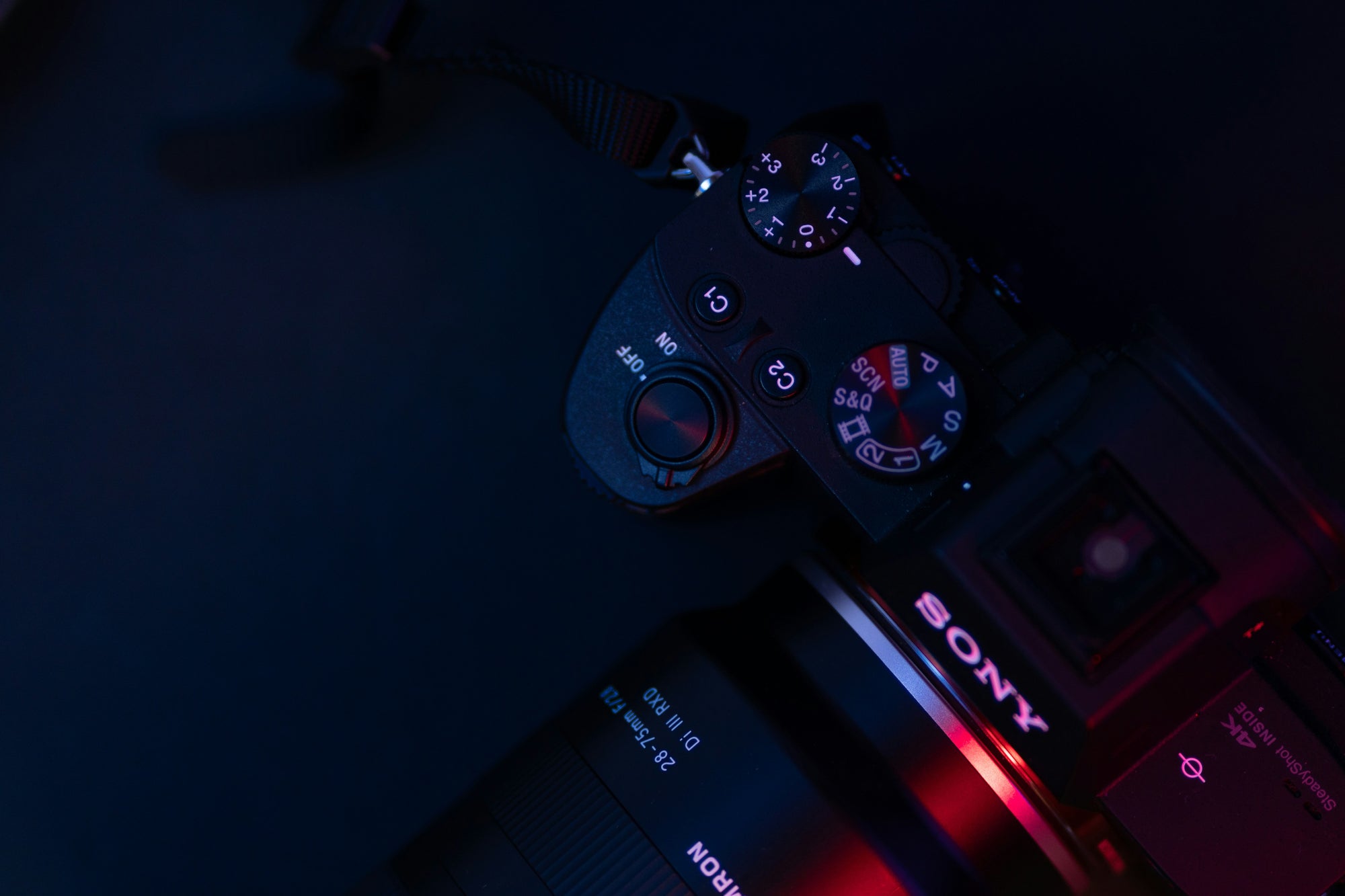 Cinematic Tech hero - camera